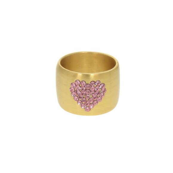 CHANEL Gold Logo Ring - Picture 5 of 8